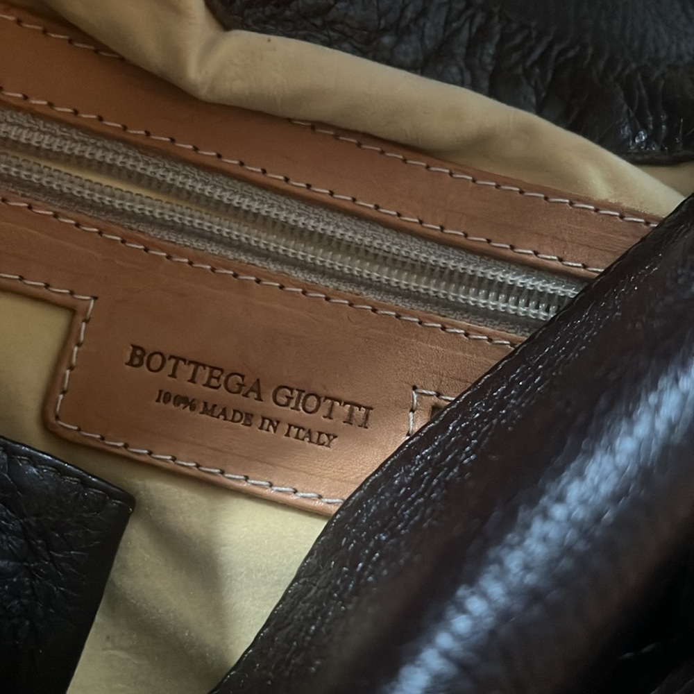 alexandra biagiotte for bottega giotti firenze brown messenger bag - Picture 11 of 14